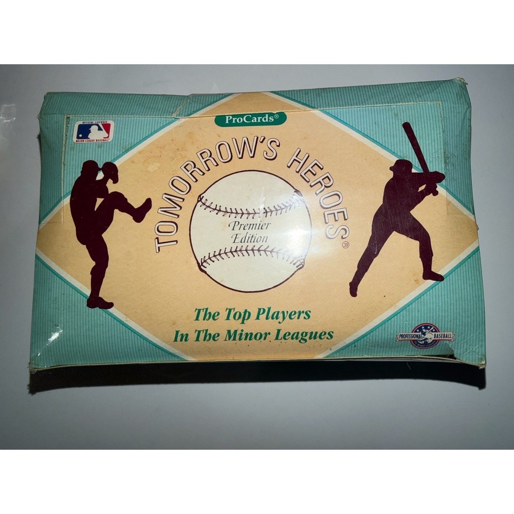 Vintage 1991 ProCards‎ Tomorrows Heroes factory sealed Minor League Baseball Box